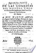 Quarta Parte de las Comedias del Maestro Tirso de Molina