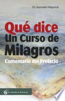 Qué dice Un Curso de Milagros