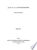 Que es el postmodernismo?