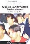 Qué es la animación sociocultural