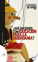 ¿Qué hacemos con educación para la ciudadanía?