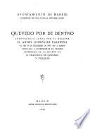 Quevedo por de dentro