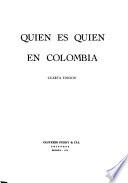 Quién es quién en Colombia