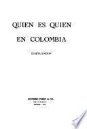 Quién es quién en Colombia