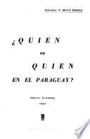 Quién es quién en el Paraguay?