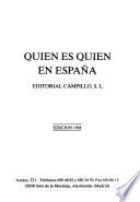 Quién es quién en España