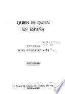Quién es quién en España