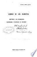 Química de los alimentos