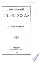 Quisicosas; sátiras y críticas