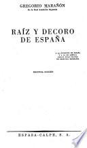 Raíz y decoro de España