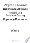 Rapports & résumés