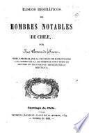 Rasgos biográficos de hombres notables de Chile