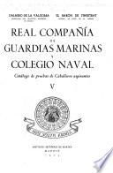 Real compañía de guardias marinas y Colegio naval