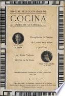 Recetas seleccionadas de cocina al estilo de Guatemala