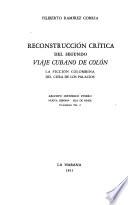 Reconstrucción crítica del segundo viaje cubano de Colón