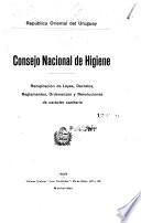 Recopilación de leyes, decretos, reglamentos, ordenanzas y resoluciones de carácter sanitario