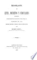Recopilación de leyes, decretos y circulares referentes a la recaudación é inversión de fondos públicos vijentes en 1889 recopiladas, clasificadas y anotadas, de orden del supremo gobierno