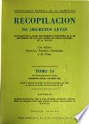 Recopilación de leyes por orden numérico