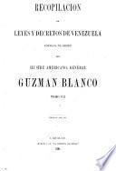 Recopilación de leyes y decretos de Venezuela