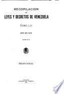 Recopilación de leyes y decretos de Venezuela