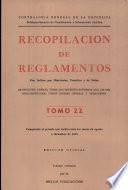 Recopilación de reglamentos