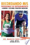 Recordando mis programas de entrenamiento