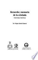 Recuerdo y memoria de la cristiada
