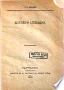 Recuerdos literarios