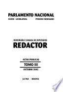 Redactor de la h. Cámara de diputados