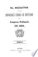 Redactor de la h. Cámara de diputados