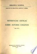 Referencias críticas sobre autores chilenos
