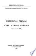 Referencias críticas sobre autores chilenos