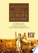 Reflexiones sobre la justicia en Europa durante la 1.a mitad del S. XIX