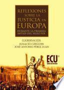 Reflexiones sobre la justicia en Europa durante la 1.ª mitad del S. XIX