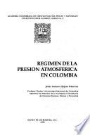 Régimen de la presión atmosférica en Colombia
