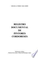 Registro documental de pintores cordobeses