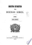 Registro estadístico de la Provincia de Buenos Aires