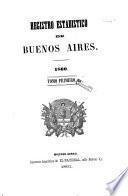 Registro estadístico de la provincia de Buenos Aires