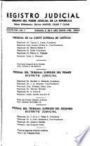 Registro judicial