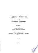 Registro nacional de la República argentina