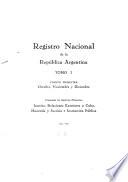 Registro nacional de la República argentina