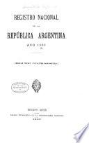 Registro nacional de la República Argentina