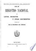 Registro nacional de leyes de la República Oriental del Uruguay