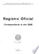Registro oficial