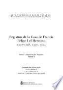 Registros de la Casa de Francia Felipe I el Hermoso, 1297-1298, 1300, 1304