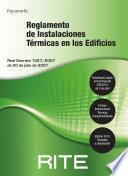 Reglamento de instalaciones térmicas en los edificios ( RITE 2013)