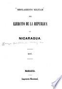 Reglamento militar del ejercito de la Republica de Nicaragua, 1877