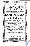 Relación de la vida de Sor Maria de Jesús