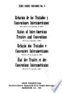 Relación de los tratados y convenciones interamericanos