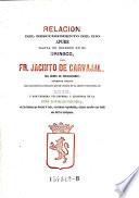 Relacion del descubrimiento del rio Apure hasta su ingreso en el Orinoco. Fidmente copiada del manuscrito autografo que se guarda en el archivo municipal de Leon y por primera vez impresa con las laminas que ilustran el texto, exactamente reproducidas, y algunos apendices que haran mas facil su inteligencia